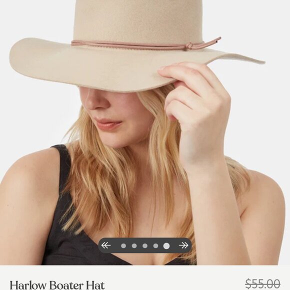 TENTREE Harlow Boater Hat - Picture 2 of 8